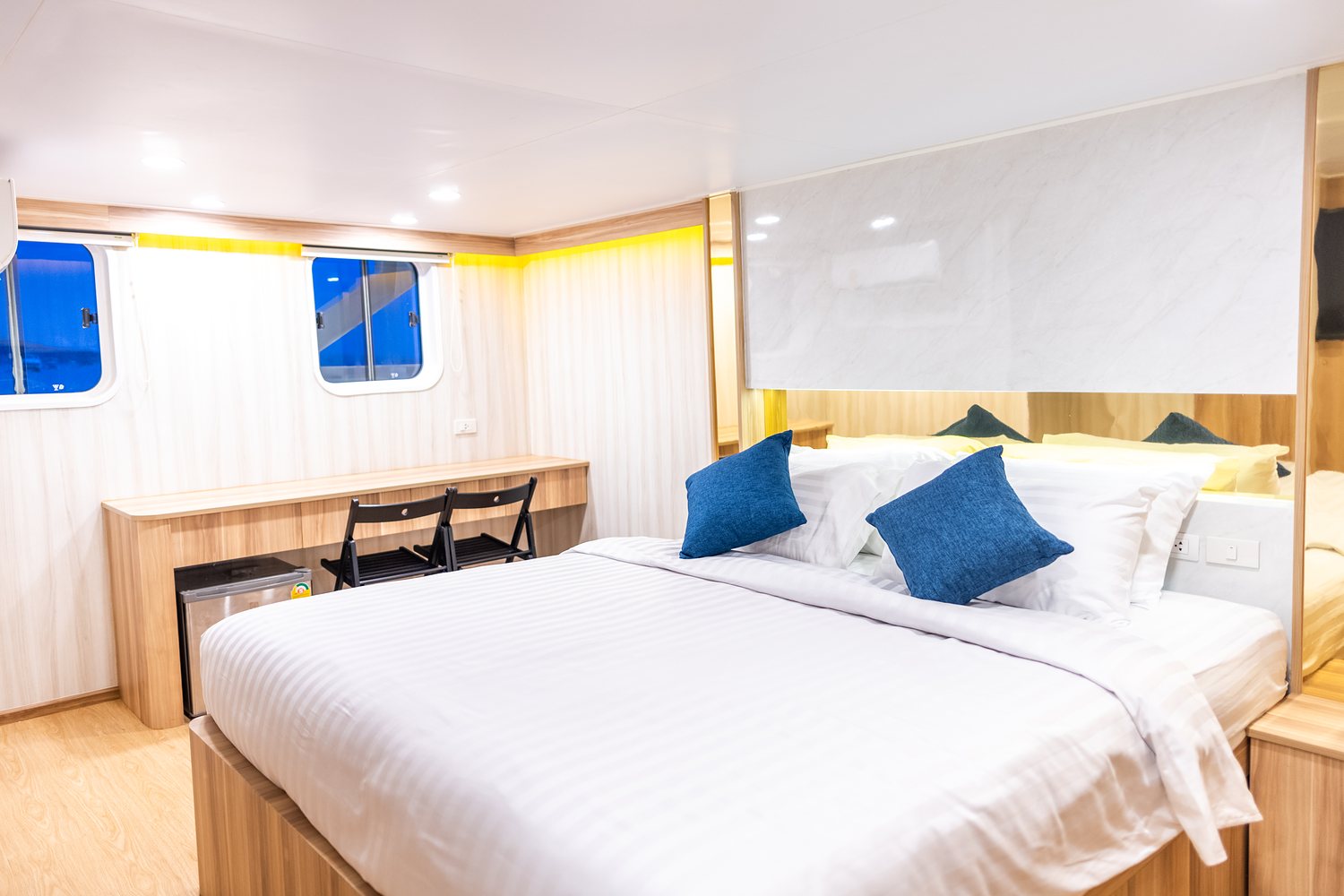 Master Ocean Front cabin on MV Deep Andaman Queen