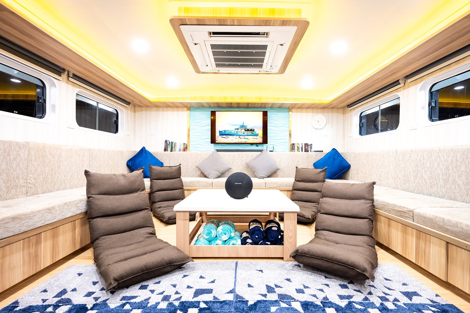 Saloon on MV Deep Andaman Queen