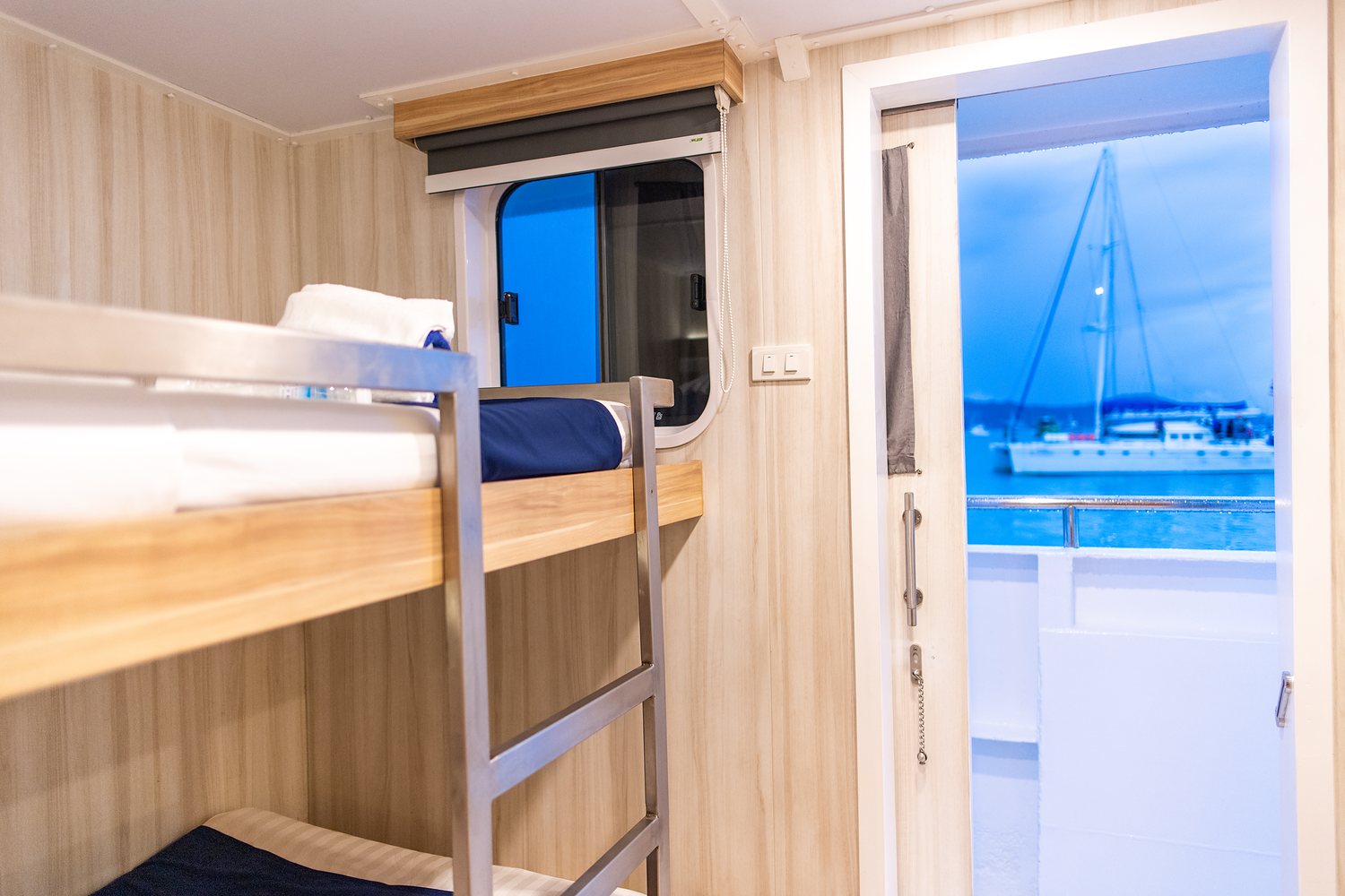 Twin Ocean Front cabin on MV Deep Andaman Queen