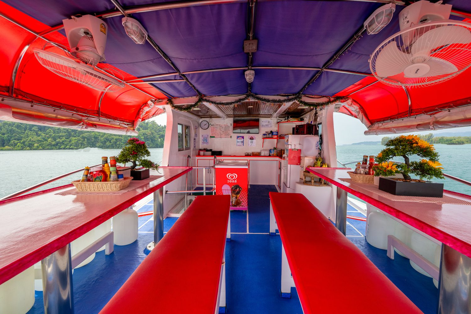 Main deck of MV Manta Queen 6