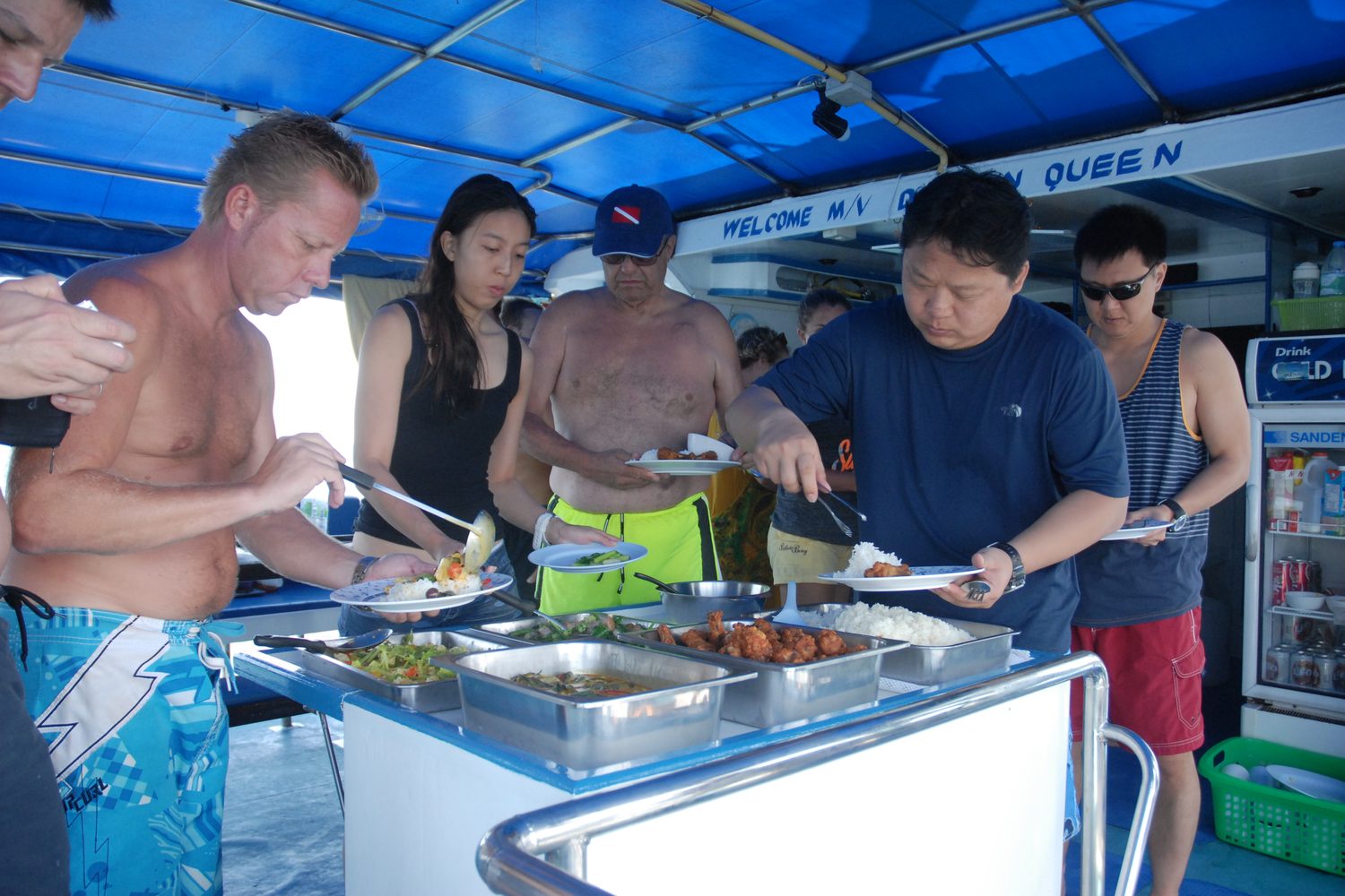 Lunch on MV Dolphin Queen