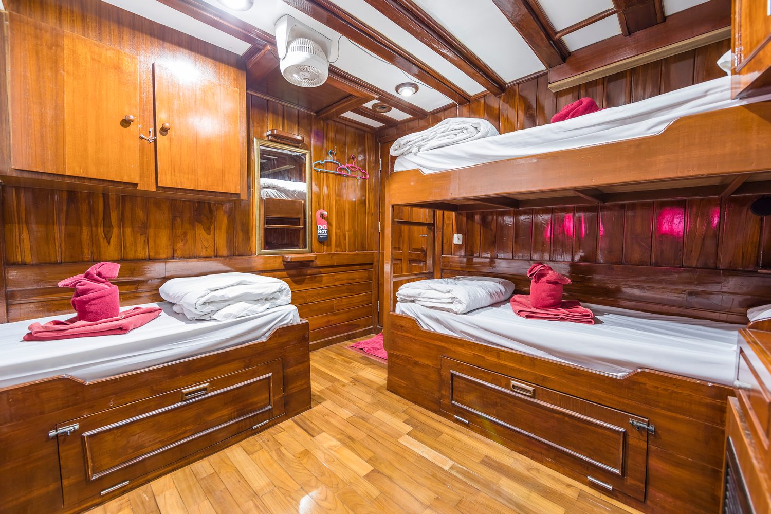 Quad cabin on The Phinisi
